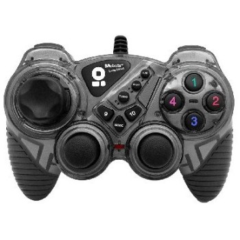 Control BRobotix Rumblepad - Alámbrico - Gris - 751899G