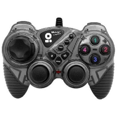 Control BRobotix Rumblepad - Alámbrico - Gris - 751899G