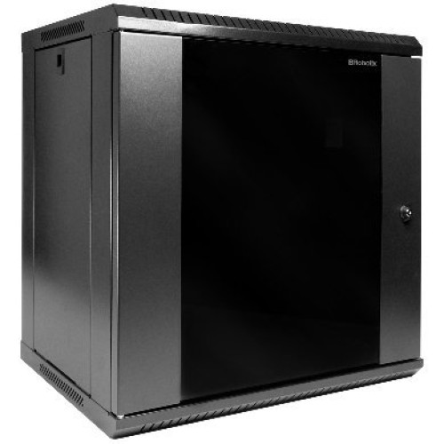 Gabinete Rack BROBOTIX 19 Pulgadas 12U Acero Negro Modelo 810332