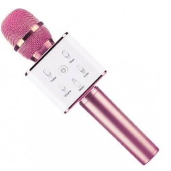 Micrófono BRobotix Inalámbrico Bluetooth Rosa para Karaoke - Modelo 832464