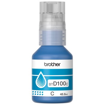 Tinta Brother BTD100C - Cian - BTD100C