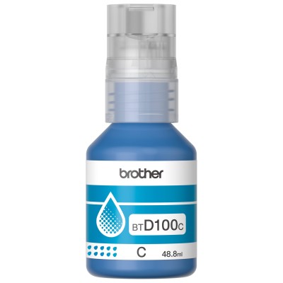 Tinta Brother BTD100C - Cian - BTD100C