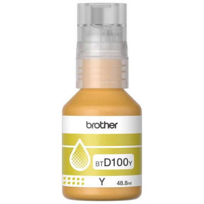 Tinta Brother BTD100Y - Amarillo - BTD100Y