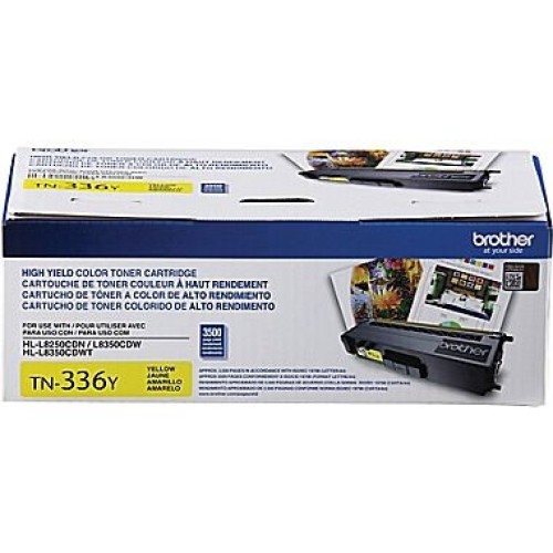 Tóner Brother TN336Y Amarillo Alto Rendimiento - TN-336Y