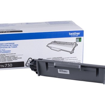 Tóner Brother TN750 Negro - Original para impresoras láser - Alto rendimiento 8000 páginas
