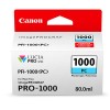 Tinta Canon PFI-1000 PC - Cian Fotográfico - 80ml - 0550C003AA