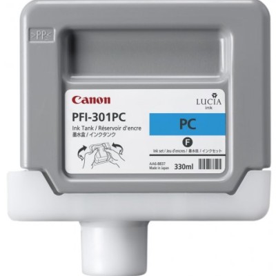 Tinta Canon PFI-301 PC - Cian - 1490B001AA