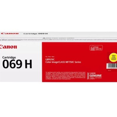 Toner Canon 069 H Y - Amarillo - 5500 Páginas - 5095C001AA
