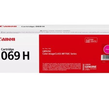 Tóner Canon 069 H M Magenta - 5500 Páginas - Modelo 5096C001AA