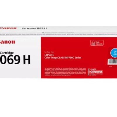 Toner Canon 069 H - Cian - 5500 Páginas - 5097C001AA