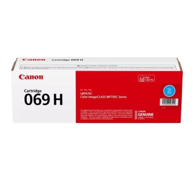 Toner Canon 069 H - Cian - 5500 Páginas - 5097C001AA