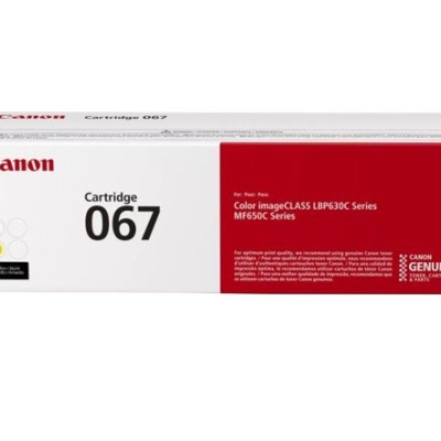 Toner Canon 067 Y - Amarillo - 1250 Páginas - 5099C001AA