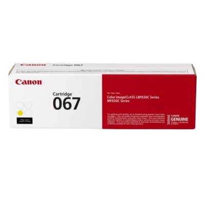 Toner Canon 067 Y - Amarillo - 1250 Páginas - 5099C001AA
