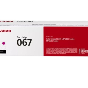 Tóner Canon 067 Magenta - 1250 Páginas - Modelo 5100C001AA