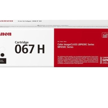 Tóner Canon 067 H BK Negro - 3130 Páginas - Modelo 5106C001AA