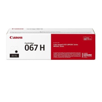 Tóner Canon 067 H BK Negro - 3130 Páginas - Modelo 5106C001AA
