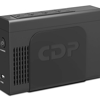 UPS CDP Li-504 500VA/250W con Batería LiFePo4 - 4 Contactos - Protección Contra Cortes de Energía