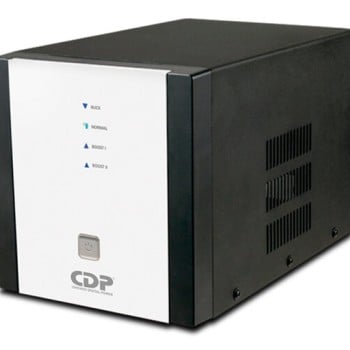 Regulador de Voltaje CDP R-AVR5008 - 5000VA/2500W - 9 Contactos - Blanco y Negro - R-AVR5008 Regulador de Voltaje CDP R-AVR5008 - 5000VA/2500W - 9 Contactos - Blanco y Negro - R-AVR5008