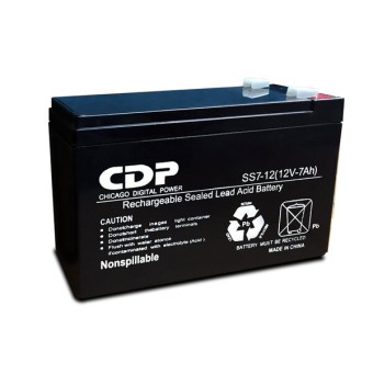 Batería de Reemplazo para Nobreak CDP 12V 7.2Ah Negro - Modelo SLB12-7 Batería de Reemplazo para Nobreak CDP 12V 7.2Ah Negro - Modelo SLB12-7