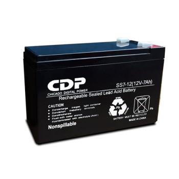 Batería de Reemplazo para Nobreak CDP 12V 7.2Ah Negro - SLB12-7