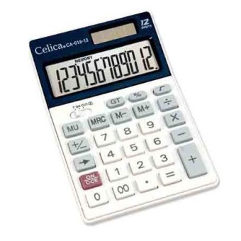 Calculadora de Escritorio Celica 12 Dígitos Modelo CA-018 Calculadora de Escritorio Celica 12 Dígitos Modelo CA-018