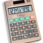 Calculadora de Bolsillo Celica CA-136 - 10 Dígitos - Solar/Pila - Cubierta Metálica - CA-136