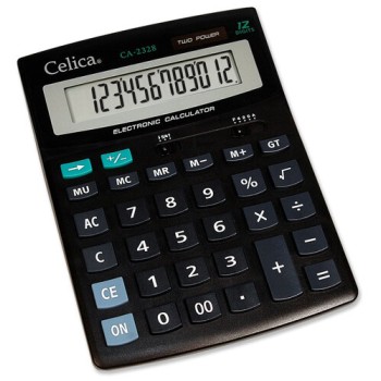 Calculadora de Escritorio Celica 12 Dígitos con Pantalla Grande Modelo CA-2328