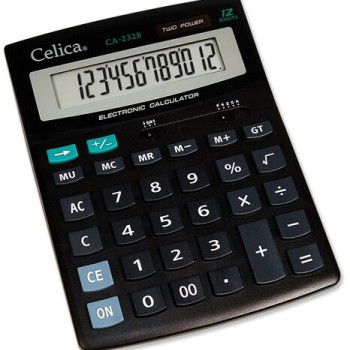 Calculadora de Escritorio Celica 12 Dígitos con Pantalla Grande Modelo CA-2328