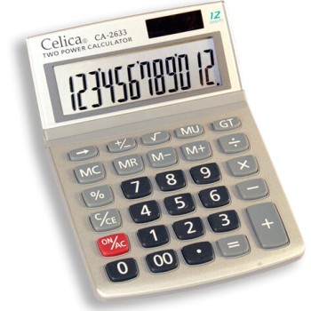 Calculadora de Escritorio Celica CA-2633 - 12 Dígitos - CA-2633 Calculadora de Escritorio Celica CA-2633 - 12 Dígitos - CA-2633