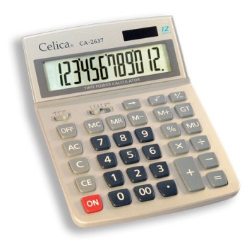 Calculadora de Escritorio Celica 12 Dígitos Modelo CA-2637