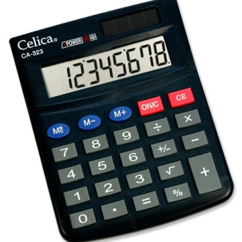 Calculadora Celica CA-323 8 Dígitos - Compacta y Funcional Calculadora Celica CA-323 8 Dígitos - Compacta y Funcional