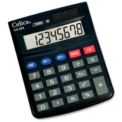 Calculadora Celica CA-323 - 8 Dígitos - 131 x 104 x 21 mm - CA-323