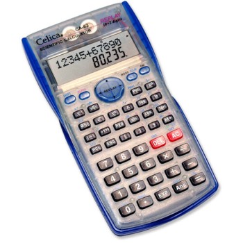 Calculadora Científica Celica CA-83 AZ - 10+2 Dígitos - 2 Líneas - 240 Funciones - Azul - CA-83 AZ