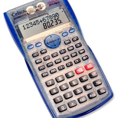 Calculadora Científica Celica CA-83 AZ - 10+2 Dígitos - 2 Líneas - 240 Funciones - Azul - CA-83 AZ