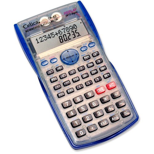 Calculadora Científica Celica CA-83 AZ - 240 Funciones, 12 Dígitos, 2 Líneas
