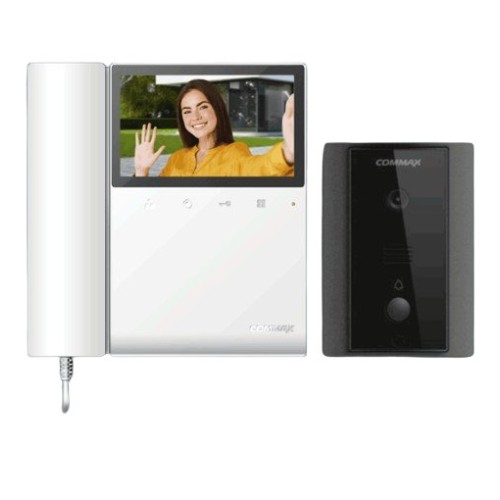 Kit de Videoportero COMMAX 4.3 Pulgadas con Apertura de Puerta Modelo CDV43K2-DRC4LN