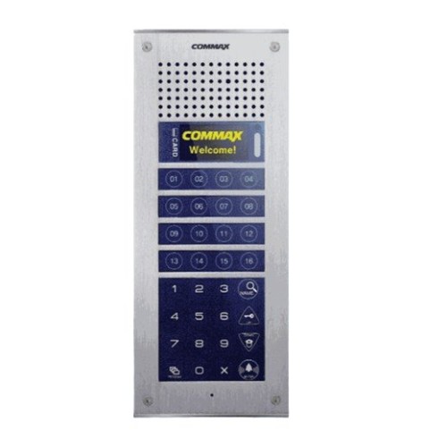 Frente de Calle COMMAX con Apertura de Puerta - Soporta Hasta 300 Monitores - Modelo CMP-4BCT
