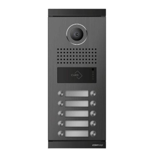 Lector de Control de Acceso COMMAX con Cámara para 10 Apartamentos Modelo DRC-10ML/RF1