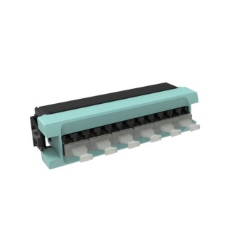 Módulo CommScope 360DPiP-12LC-LS - 12 Acopladores LC - OM4 - Aqua - 760242975