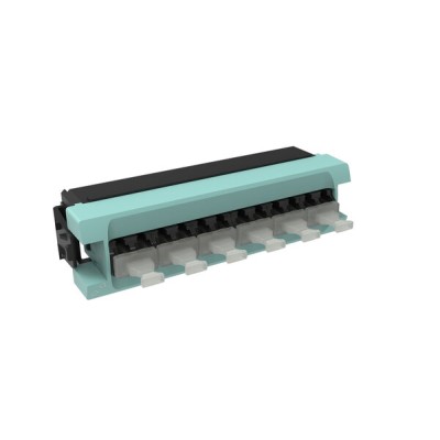 Módulo CommScope 360DPiP-12LC-LS - 12 Acopladores LC - OM4 - Aqua - 760242975