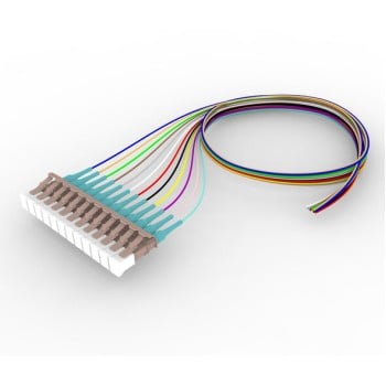Conector Fibra Óptica CommScope FAXLCUC0C-XXF010 - LC - OM4 - FAXLCUC0C-XXF010