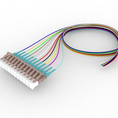 Conector Fibra Óptica CommScope FAXLCUC0C-XXF010 - LC - OM4 - FAXLCUC0C-XXF010