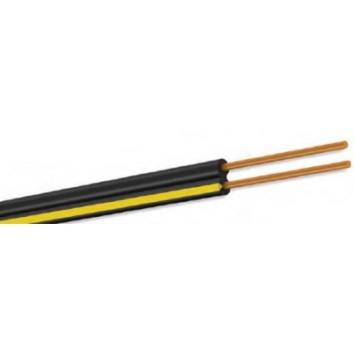 Bobina Telefónica Condumex - 250M - 18 AWG - Negro/Amarillo - 640005