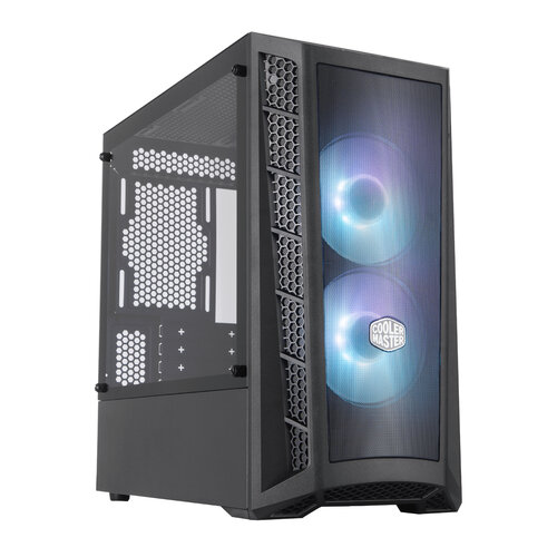 Gabinete Gamer Cooler Master MasterBox MB311L ARGB - Mini Torre con Ventiladores ARGB y Panel Lateral de Vidrio