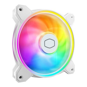 Ventilador Cooler Master MasterFan MF120 HALO² - 120mm - 2050 RPM - ARGB - Blanco - MFL-B2DW-21NP2-R2