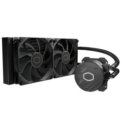 Enfriamiento Líquido Cooler Master MasterLiquid 240L Core - 2 Ventiladores - 1750 RPM - MLW-D24M-A17PK-R1