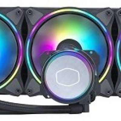 Disipador Cooler Master MasterLiquid ML360 - 4-Pines - 650 a 1800 RPM - RGB - Negro - MLY-L36M-A18PK-R1 Disipador Cooler Master MasterLiquid ML360 - 4-Pines - 650 a 1800 RPM - RGB - Negro - MLY-L36M-A18PK-R1