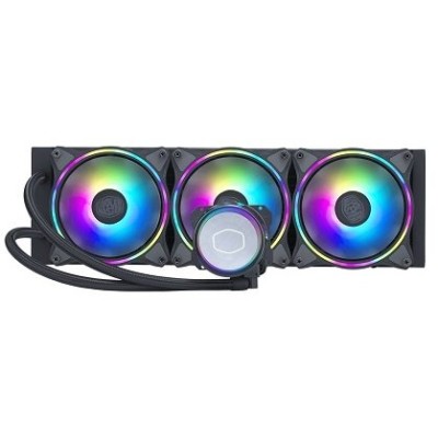 Disipador Cooler Master MasterLiquid ML360 - 4-Pines - 650 a 1800 RPM - RGB - Negro - MLY-L36M-A18PK-R1 Disipador Cooler Master MasterLiquid ML360 - 4-Pines - 650 a 1800 RPM - RGB - Negro - MLY-L36M-A18PK-R1