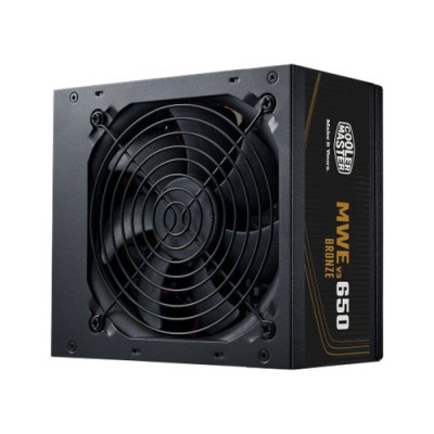 Fuente de Poder Cooler Master MWE BRONZE 650 V3 - 650W - ATX - 24 Pin - 6 SATA - 80 Plus Bronze - MPE-6501-ACAAW-3BUS Fuente de Poder Cooler Master MWE BRONZE 650 V3 - 650W - ATX - 24 Pin - 6 SATA - 80 Plus Bronze - MPE-6501-ACAAW-3BUS