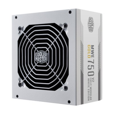 Fuente de Poder Cooler Master MWE Gold 750 V2 - 750W - ATX - 24 Pines - SATA - Blanco - MPE-7501-AFAAG-3GU2 Fuente de Poder Cooler Master MWE Gold 750 V2 - 750W - ATX - 24 Pines - SATA - Blanco - MPE-7501-AFAAG-3GU2
